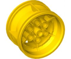 Wheel 43.2mm D. x 26mm Technic Racing Small, 6 Pin Holes