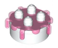Duplo, Food & Drink Cake with Trans-Dark Pink Frosting