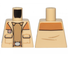 Torso SW Coat, Pockets, Red General Insignia and Dark Tan Shirt Pattern