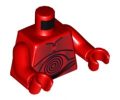 Torso SW R-3PO Pattern / Red Arms / Red Hands
