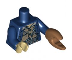 Torso PotC Jacket over Barnacle Encrusted Shirt Pattern / Dark Blue Arms / Tan Hand Right / Medium Nougat Hand Crab Pincer Left