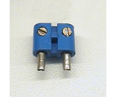 Electric, Connector, 2-Way Male Rounded Narrow Type 2 with Hollow Pins