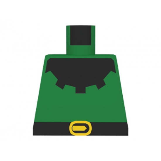 Torso Castle Forestman Black Collar Pattern
