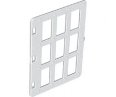 Duplo, Building Door / Window Pane 1 x 4 x 4 with Nine Panes