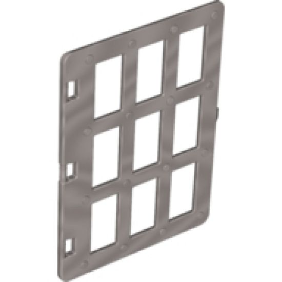 Duplo, Building Door / Window Pane 1 x 4 x 4 with Nine Panes