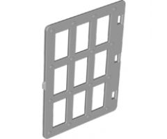 Duplo, Building Door / Window Pane 1 x 4 x 4 with Nine Panes