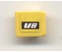 Slope 30 1 x 1 x 2/3 with V8 Pattern Left Side (Sticker) - Set 8681