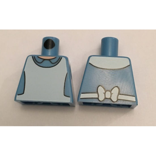 Torso Dress with Collar and White Pinafore / Apron Pattern