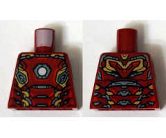 Torso Armor with White Circle and Gold and Silver Plates Pattern