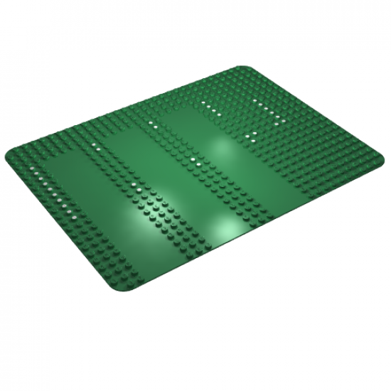 Baseplate 24 x 32 with Three Driveways with Sets 357 / 570 Dots Pattern