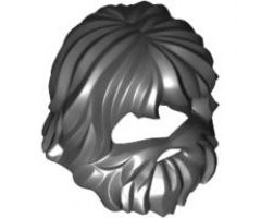 Minifigure, Hair Beard and Mouth Hole