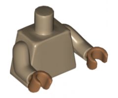 Torso Plain / Dark Tan Arms / Medium Nougat Hands