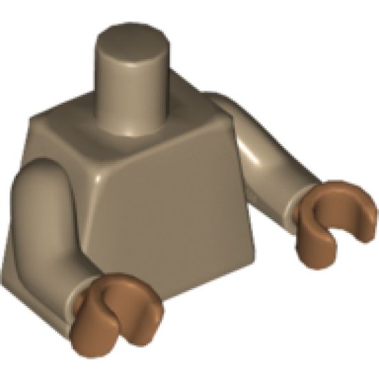 Torso Plain / Dark Tan Arms / Medium Nougat Hands