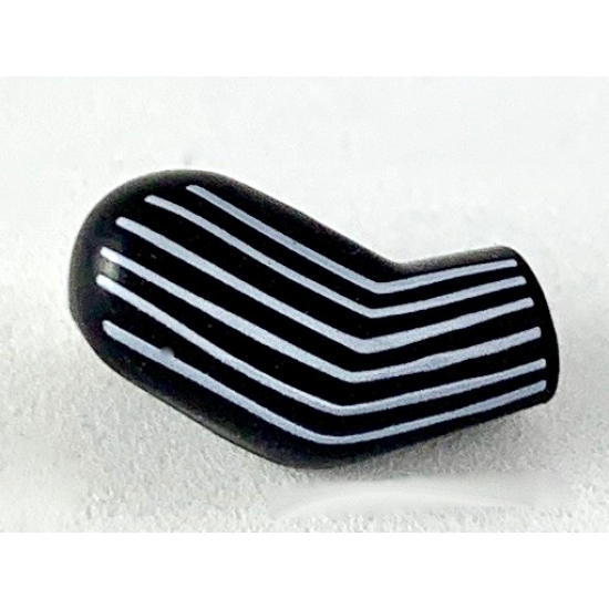 Arm, Right with 6 White Stripes Pattern