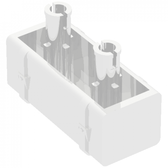 Vehicle Gas Tank 2 x 4 with Two Pins