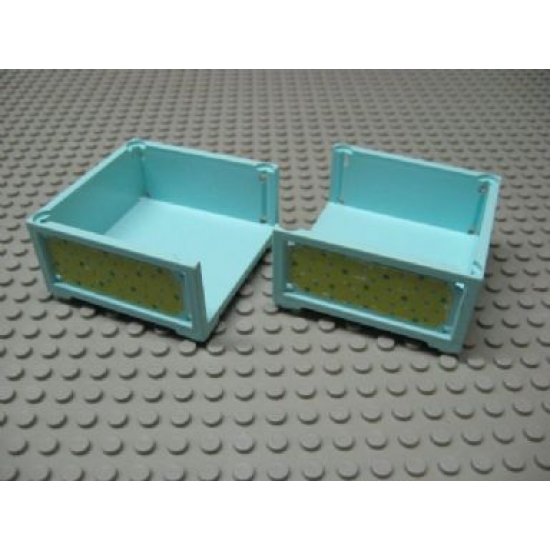 Scala Box 7 x 7 x 3 with 3 Sides with Small Dots Pattern on Both Sides (Stickers) - Set 3119