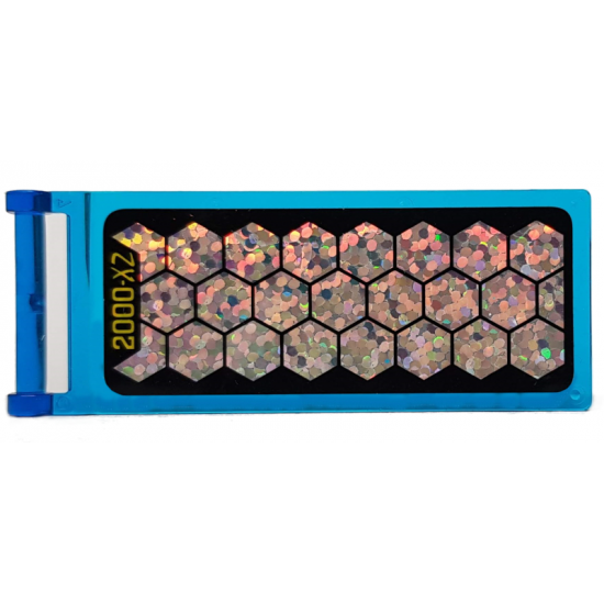 Flag 7 x 3 with Rod with Space Port Solar Array with '2000-XZ' Pattern (Sticker) - Sets 6454 / 6456 / 6458