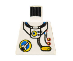 Torso Space Port Logo, Tube and Two Red Buttons Pattern