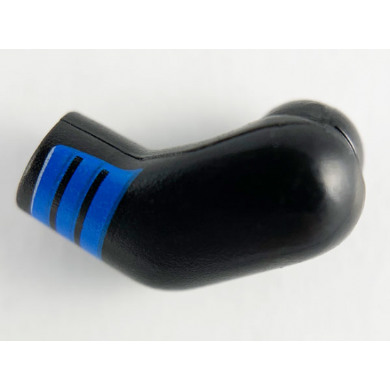 Arm, Left with 3 Blue Stripes Pattern