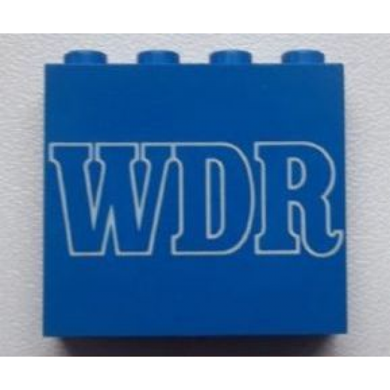 Panel 1 x 4 x 3 - Solid Studs with 'WDR' Pattern