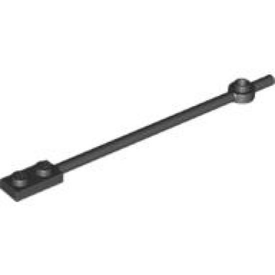Bar 12L with 1 x 2 Plate End Solid Studs and 1 x 1 Round Plate End