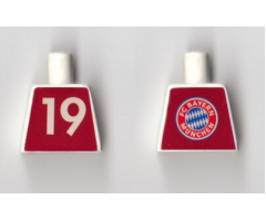 Torso Soccer FC Bayern #19 Pattern (Sticker)