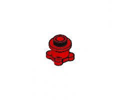 Brick, Round 1 x 1 x 2/3 with Flower Edge (4 knobs on base)