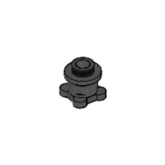 Brick, Round 1 x 1 x 2/3 with Flower Edge (4 knobs on base)