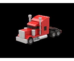 Red Long Haul Truck