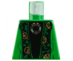 Torso Harry Potter McGonagall Green and Gold Trim Pattern