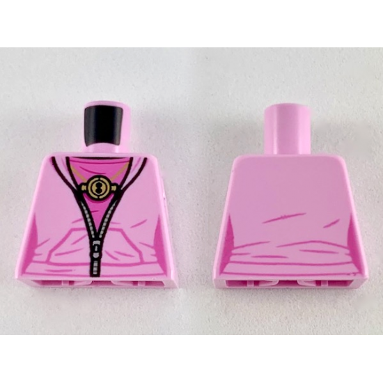 Torso Female Jacket, Dark Pink Shirt, Gold Time Turner and Silver Zipper Pattern
