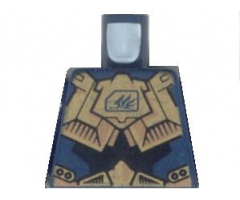 Torso Exo-Force Gold Body Armor with Wing Pattern