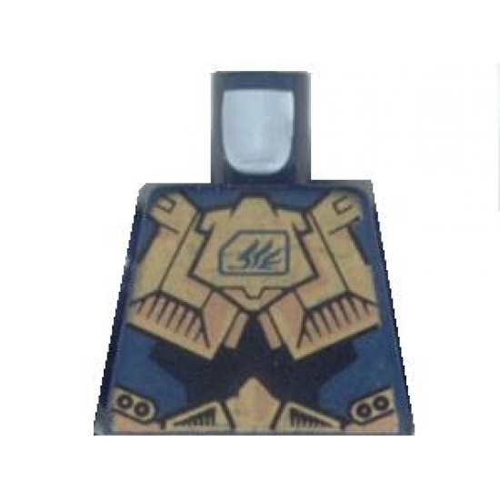 Torso Exo-Force Gold Body Armor with Wing Pattern