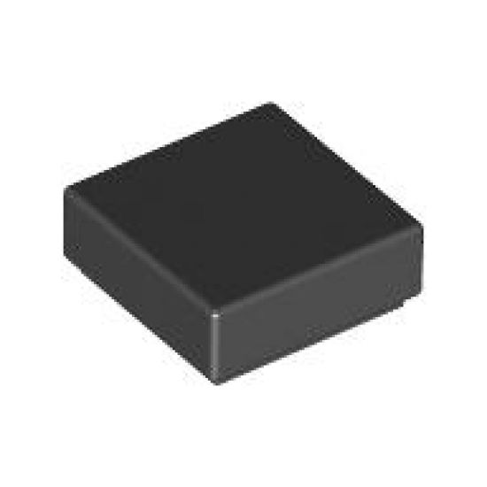 Tile 1 x 1 with White Top and Purple Circle Pattern