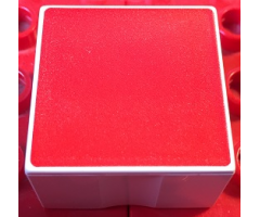 Duplo, Tile 2 x 2 x 1 with Shape Red Square Pattern