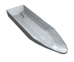 Boat Hull Unitary 28 x 8 Base