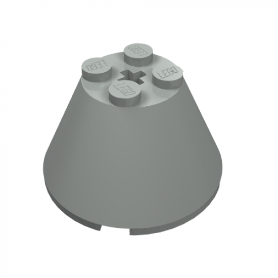 Cone 4 x 4 x 2 with Axle Hole