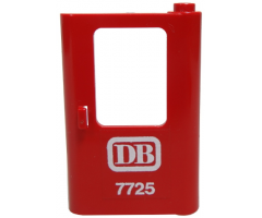 Door 1 x 4 x 5 Train Right with White 'DB 7725' Pattern (Sticker) - Set 7725
