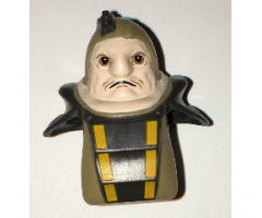 Minifigure, Head, Modified SW Unkar Plutt Pattern