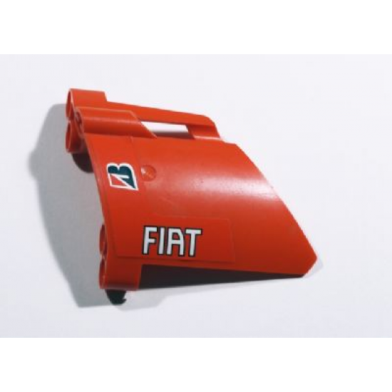 Technic, Panel Fairing #23 Large Short, Small Hole, Side B with Bridgestone and Fiat Logos Pattern (Sticker) - Set 8674