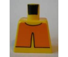 Torso Avatar Orange Overshirt Pattern