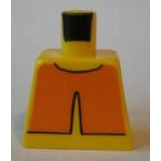 Torso Avatar Orange Overshirt Pattern