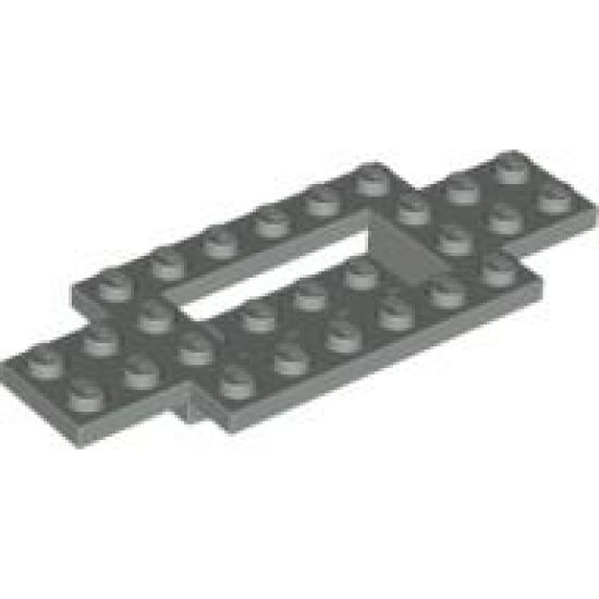 Vehicle, Base 4 x 10 x 2/3 with 4 x 2 Recessed Center with Smooth Underside