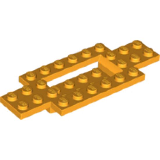 Vehicle, Base 4 x 10 x 2/3 with 4 x 2 Recessed Center with Smooth Underside