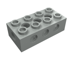 Brick, Modified 2 x 4 with Top/Side/End Holes