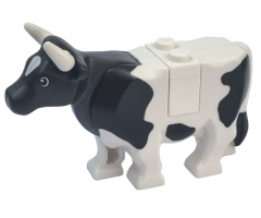 Cow with Black Spots Pattern
