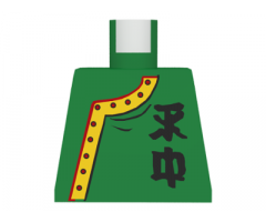 Torso Adventurers Orient Side-Buttoned Shirt with Chinese Characters Pattern