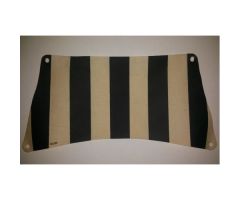 Cloth Sail 30 x 15 Bottom with Black Thick Stripes Pattern
