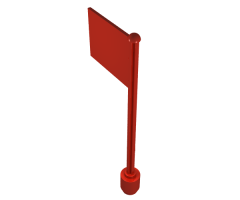 Flag on Flagpole, Straight
