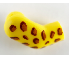 Arm, Right with Dark Orange Leopard Spots Pattern